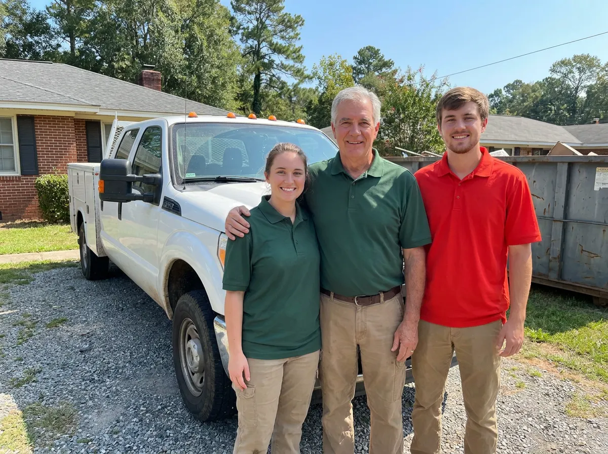 Binstead Dumpster Rental dumpster rental team in Augusta, GA